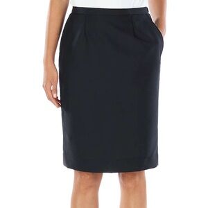 Elegant Navy Pencil Skirt
